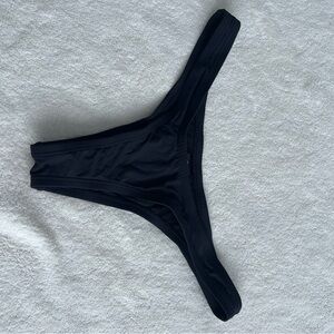 Fashion Nova Sleek Black Bikini Bottom